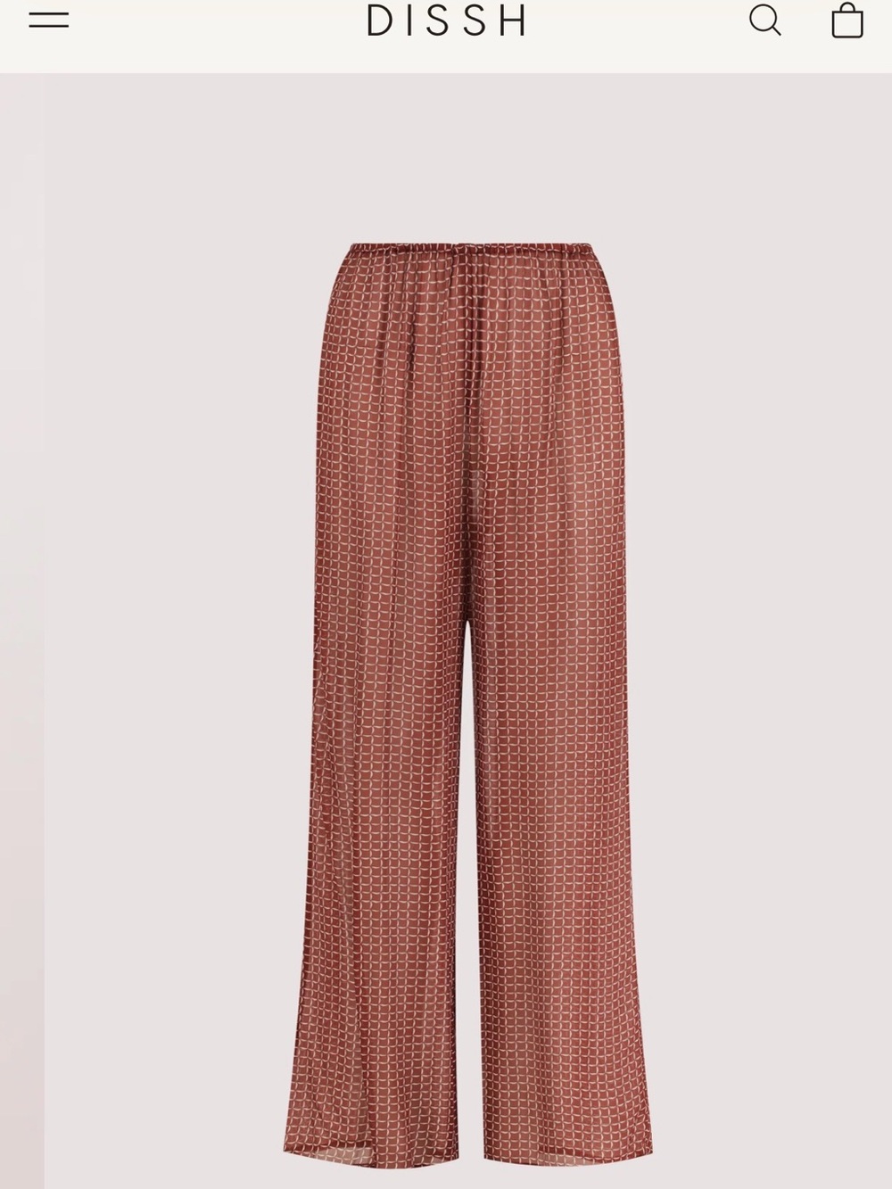 Dissh Tia Sahara Micro Check Pants